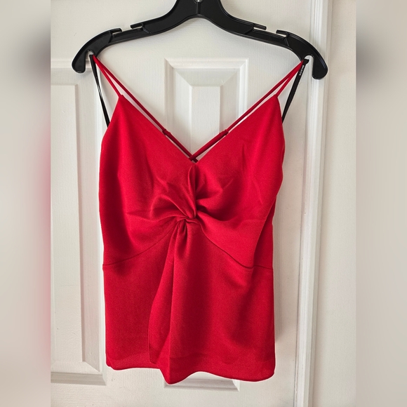 Bailey 44 Red Tank Top Blouse Spaghetti Straps Sleeveless Size XS - Picture 1 of 4